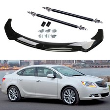 Front Bumper Lip Spoiler With Gloss Black For Buick Verano Body Kit Strut Rod picture
