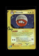 Electrode 8/147 Rare Aquapolis Pokemon Reverse Holo Damaged picture