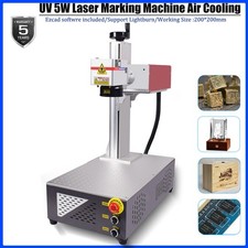 CRS 5W UV Laser Marking Engraver Machine Air Cooling For Glass Wood PVC Metal picture
