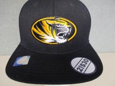 New Missouri Tigers Adult Mens Size OSFA Stretch Fit Cap Hat $22 picture