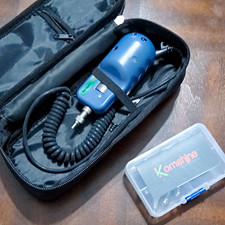Komshine KIP-600P Fiber Microscope Inspection Kit w/ Case, Coiled Cable, Box picture
