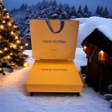 Authenic Louis Vuitton Empty Magnetic Gift Storage Box w Paper Shopping Bag picture