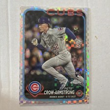 2024 Topps Chrome Update Series -Rookie Debut Pete Crow-Armstrong X-tractor Cubs picture