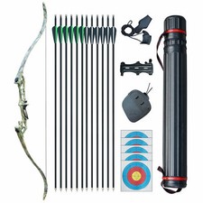 30-70lb Takedown Recurve Bow and Arrows Set Adult Practice Right Hand Archery picture