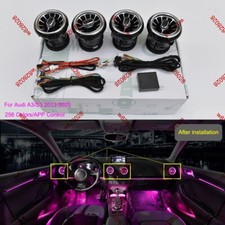 256 Colors  APP Control Air Vent Ambient Light Turbo Lights For Audi A3 S3 13-20 picture