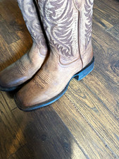 Ariat Men's Western Cowboy Boots Brown Square Toe US 11 D (MPN 10063921) picture
