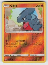 Reverse Holo Gible 60/131 Common Forbidden Light Near Mint picture