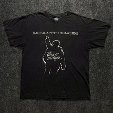 Vintage 1999 Rage Against The Machine Battle Of Los Angeles Tour Tee XL Giant picture
