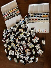 MASSIVE lot of Daniel Smith Watercolor Paint + Paint Trays $2,000 worth of Paint picture