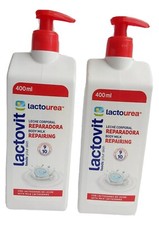 (2 PACKS /13.53 fl. oz.) LACTOVIT LACTOUREA BODY MILK CREAM REPAIRS & CARES SKIN picture