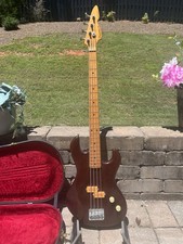 Vintage 1983 Aria Diamond Standard Electric Bass With Case picture