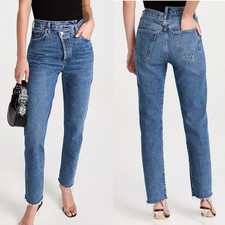 AGOLDE, Los Angeles; Criss Cross Straight leg Women's Denim Jeans SZ 29 picture