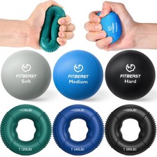 FitBeast 6 Piece Stress Balls Forearm Strengthener Set picture