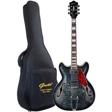Grote 335-YS-HW Style Semi-Hollow Body Electric Guitar with Matching Gig Bag picture