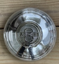 1930s Auburn Straight 8 Cylinder V8 Hubcap Wheel Cover 8” Chrome Plated Vtg picture