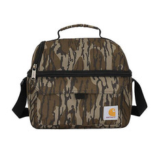 NWT Carhartt Insulated 12 Can Lunch Cooler Mossy Oak Bottomland Camo Authentic picture