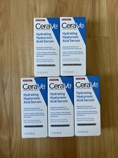 5 PACK Cerave Hydrating Hyaluronic Acid Face Serum - 1oz. (30ml) picture