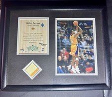 Kobe Bryant Upper Deck Piece of The Action Game Used Floor /500 LA Lakers HOF picture