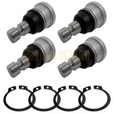 4 Packs Upper Lower Front Ball Joints for Polaris RZR 570 800 900 S 900 4 800 picture