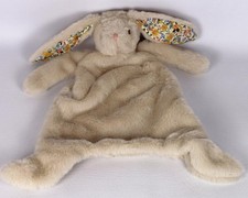 New Creative Co-Op Tan Bunny Snuggle Lovey Toy Baby Security Blanket picture
