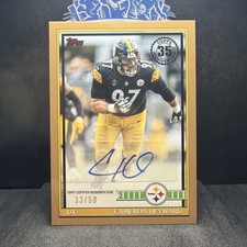 2026 Topps Flagship Cameron Heyward Steelers #91AC-CH Gold 1991 Auto /50  picture
