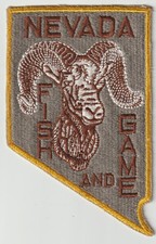 AUTHENTIC - Nevada State Fish and Game Patch - VERY OLD STYLE picture
