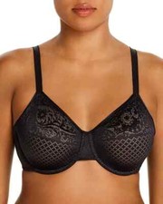 Wacoal Visual Effects Minimizer Bra 857210 30G Black NEW w/ Tags picture