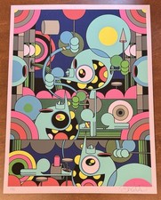 Dalek Night Time Space Monkey 2023 Art Print S/# 15 by Artist James Marshall picture