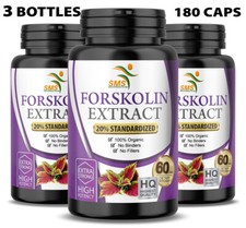 FORSKOLIN Weight Loss PURE Coleus Forskohlii EXTRACT Standardized 20% 180 CT picture