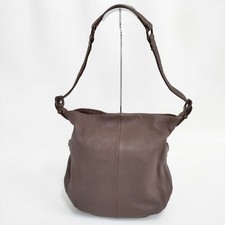 genten Goat leather Shoulder Bag Brown 6-0712G∞ picture