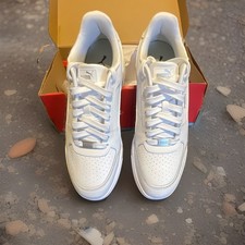 PUMA Caven III Plus Men’s Sneakers White/Puma Silver Lace Up Low Top Solid picture