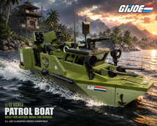 G.I. Joe Classified 1/12 Scale Patrol Boat – Custom 3D Printed Display Vehicle picture