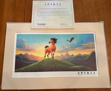 Dreamworks SPIRIT STALLION OF THE CIMARRON SPECIAL EDITION LITHOGRAPH COA 2002 picture