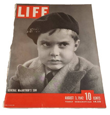 August 3, 1942 LIFE Magazine War WWII 1940s advertising FREE S/H AUG. ads 2 4 5 picture