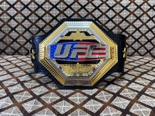 UFC Freedom Legacy 250 USA championship belt MMA wrestling 6mm Zinc Plates Adult picture