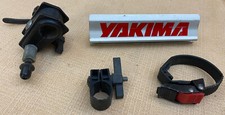 YAKIMA 9mm Standard SILVER Bike Mount Fork-Style Roof Rack RoundBars ALL PARTS picture