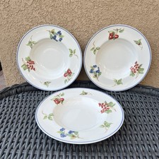 Villeroy & Boch Cottage Large Rimmed Pasta Bowls Set Of 3 (11.6”) picture