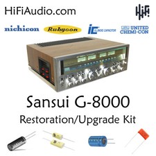 Sansui G8000 G801 rebuild restoration recap upgrade kit repair filter capacitor picture