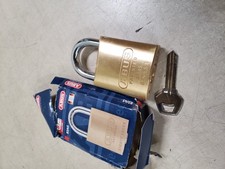 ABUS 83/45 Solid Brass Padlock w/ Key In Box OB#3000 picture