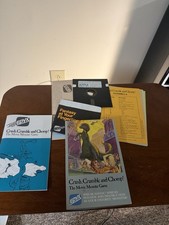 Epyx Crush Crumble and Chomp Video Game Complete in box 430d Disk Apple II picture