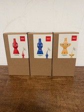 NEW Nintendo KYOTO PIKMIN Figure Flower Vase Red & Blue & Yellow Set of 3 picture