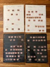 QV GB 1/2d Bantams Stamps Collection of 105 used, hinged & off paper #SQV10 picture
