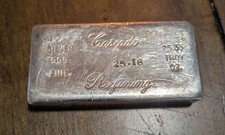 Rare Vintage 25.35oz Cascade Refining Silver Bullion Bar picture