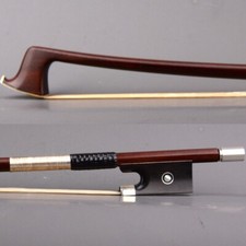 E.SARTORY Copy Master Antique Pernambuco Violin Bow 4/4 Parisian eye Frog Silver picture