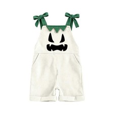 Halloween Costume Cute Pumpkin Ghost Overalls for Toddler Boys Girls picture