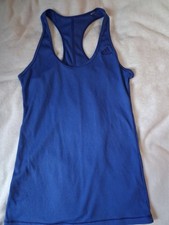 ☆NWOT Adidas Womens Blue Racerback Tank Top Lightweight, Casual, Size Small picture