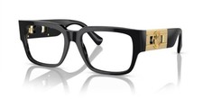 Versace ICONIC VE3350 GB1 53mm Black Plastic Square Eyeglasses picture