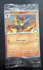 New Rare Armarouge Pokemon Best Buy Promo Card 2026 Pre-release Pitch Black  picture