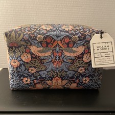 William Morris  Cosmetic￼- Blue Strawberry Thief- 9 X 5  NEW picture