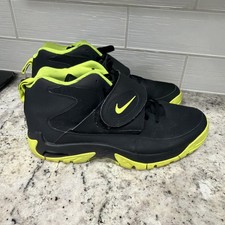 Nike Air Mission Black Volt Green 2014 Sz14 men 629467-001 Junior Seau  picture